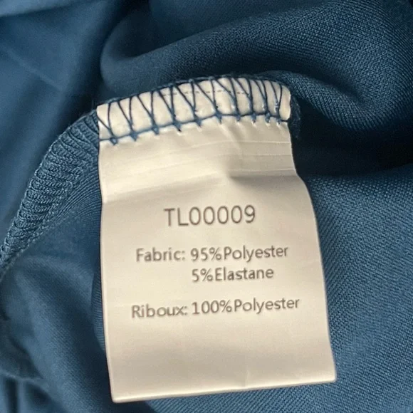 Chic Teal One-Shoulder Jumpsuit - Picture 3 of 6